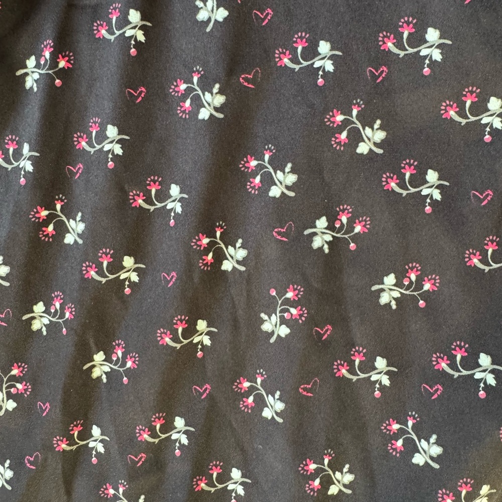 Unique Vintage Sweetheart Floral Hearts Dress Medium - Picture 2 of 5